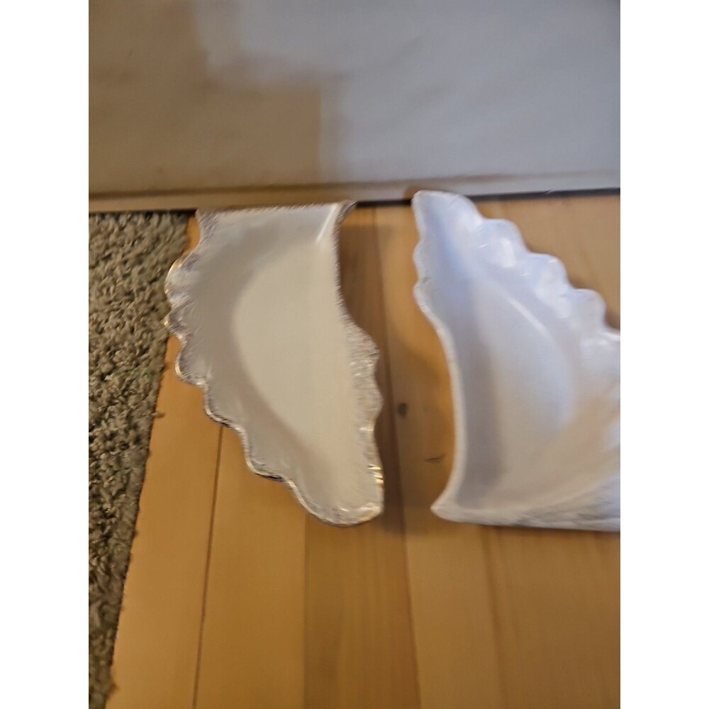 California Pottery Angel Wing Dish Set of 2, pink